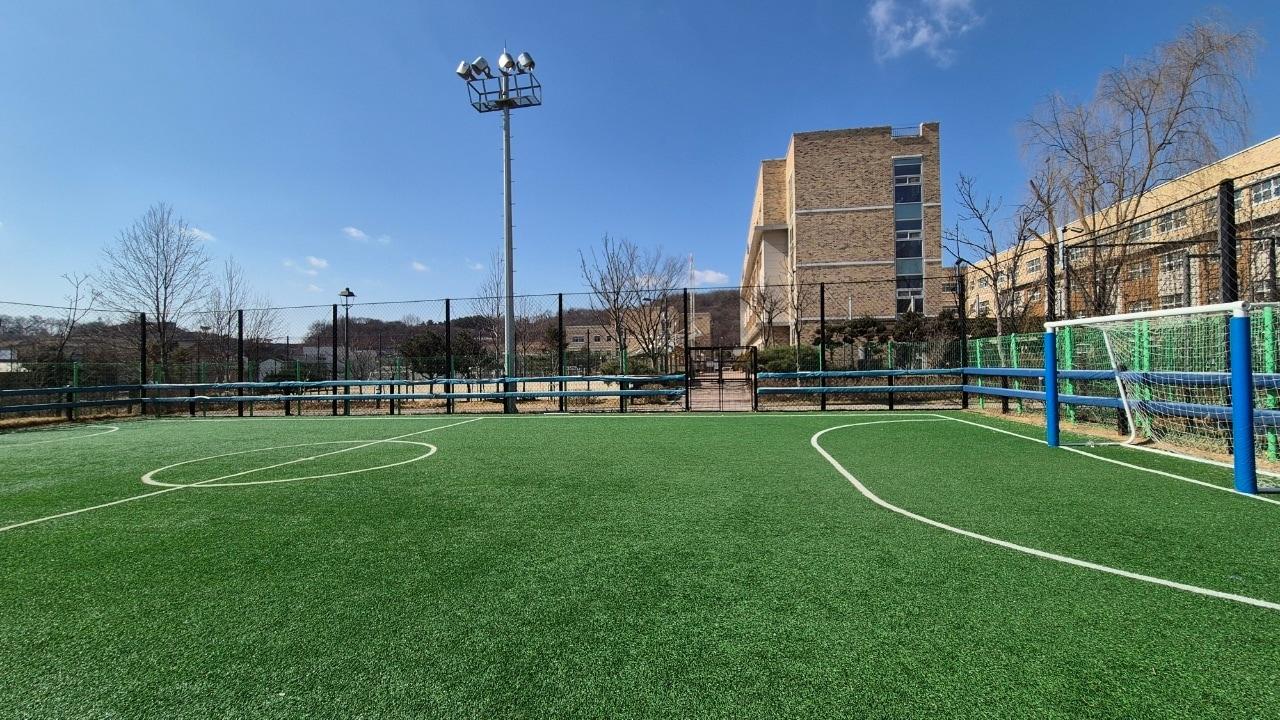 본문 이미지 - 초등학생이 숨진 세종시 솔뜰근린공원 풋살장. (세종시 제공. 재판매 및 DB금지)