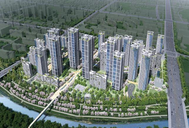 본문 이미지 - 대치미도 재건축 조감도&#40;서울시 제공&#41;.