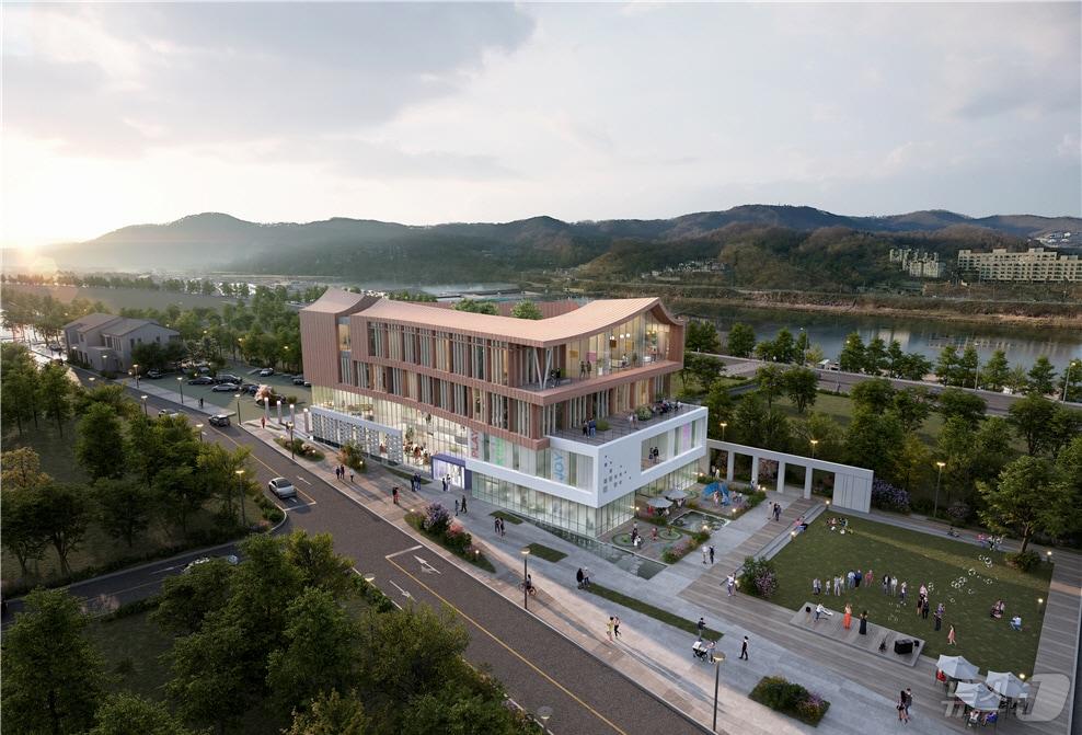 본문 이미지 - 안동시 은하수 랜드 및 공공산후조리원 설계 공모 당선작 조감도(안동시 제공. 재판매 및 DB 금지)2025.3.16/뉴스1