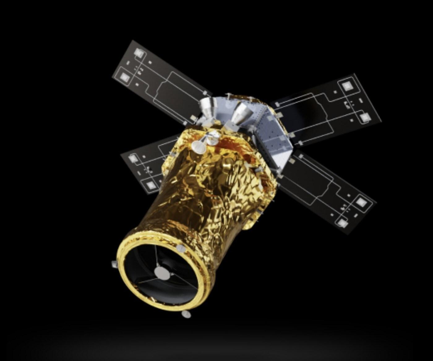 본문 이미지 - 쎄트렉아이가 자체 개발한 초고해상도 위성 '스페이스아이-티'(SpaceEye-T)'.(쎄트렉아이 제공. 재판매 및 DB금지)/뉴스1