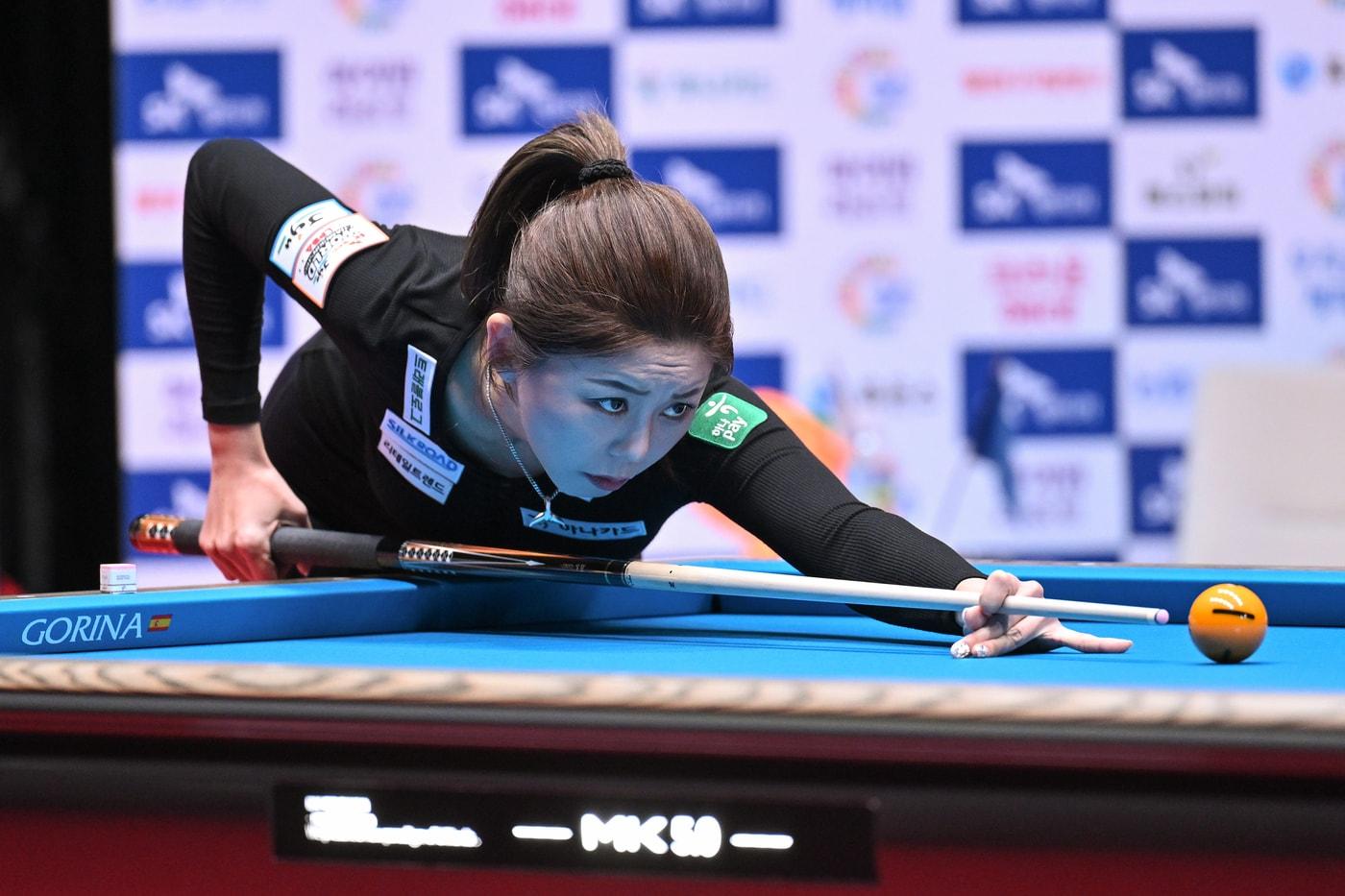  여자 프로당구 월드챔피언십에 참가 중인 김가영&#40;PBA 제공&#41;