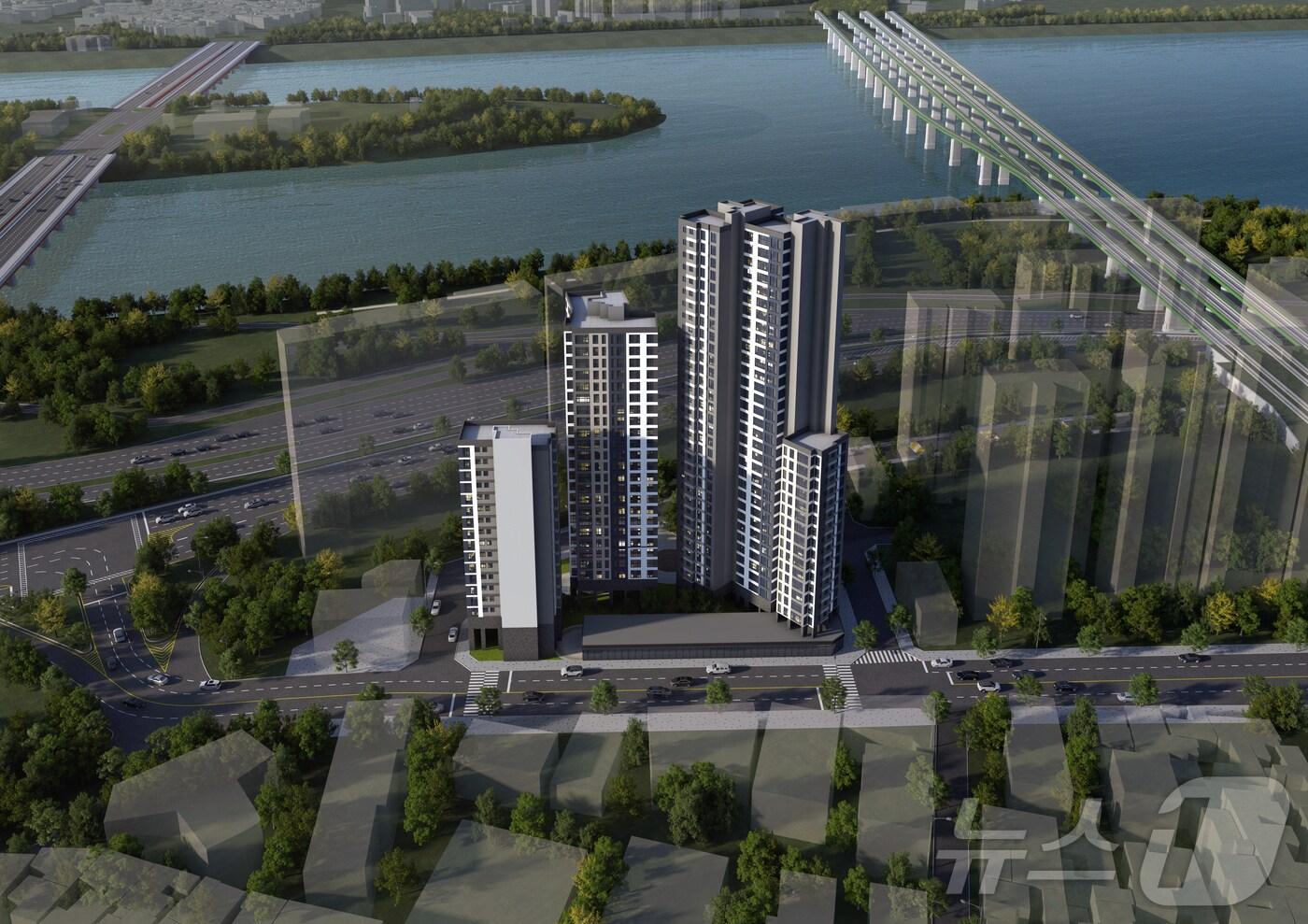 강변강서 재건축 조감도(용산구 제공)