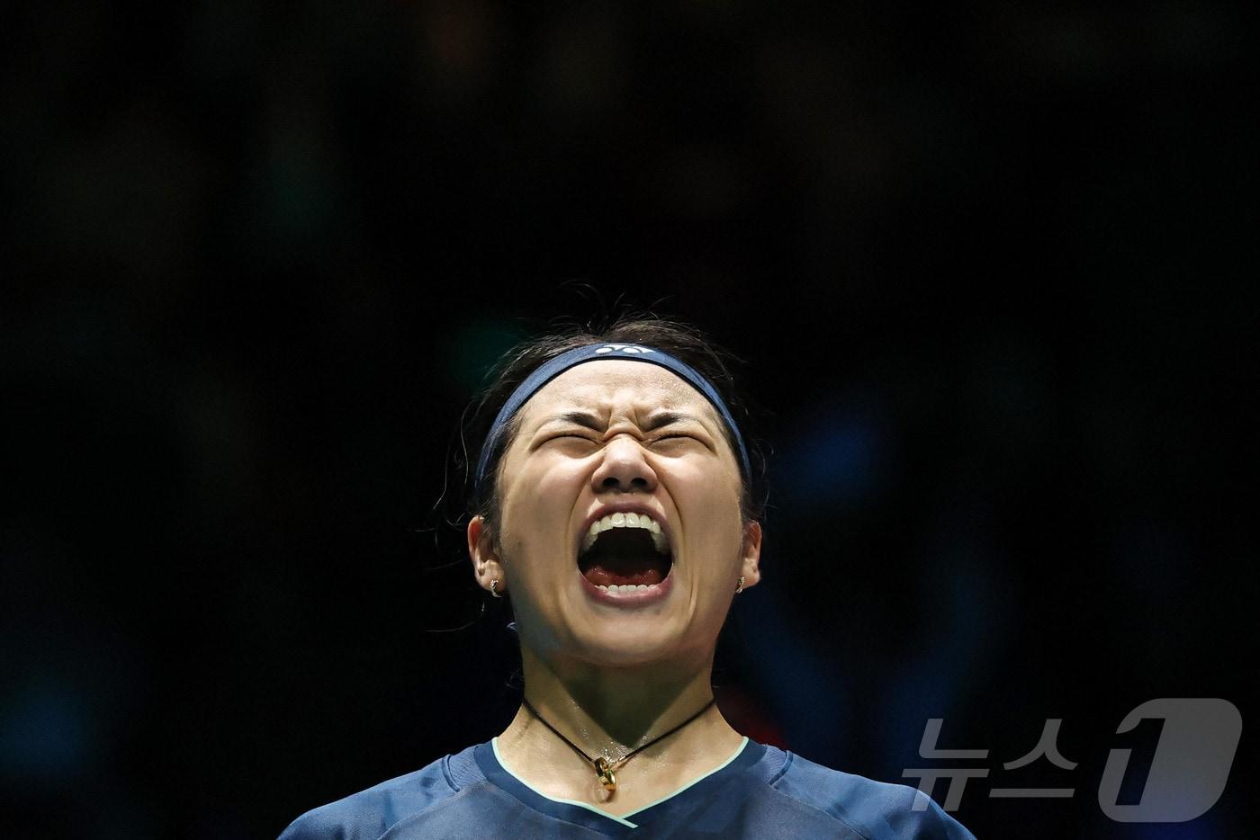 한국 배드민턴 간판 안세영. ⓒ AFP=뉴스1 
