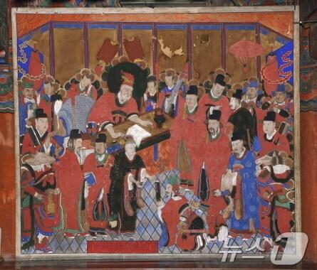 본문 이미지 - 파주시가 보존처리에 나선 경기도 유형문화유산 '보광사 대웅보전 현황도' (파주시 제공, 재판매 및 DB금지)