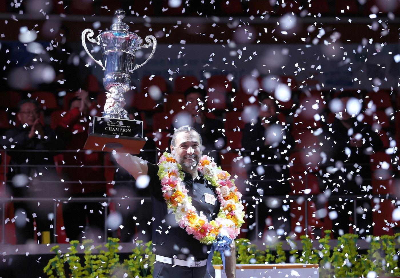 월드챔피언십에서 우승한 세미 사이그너(PBA 제공) 