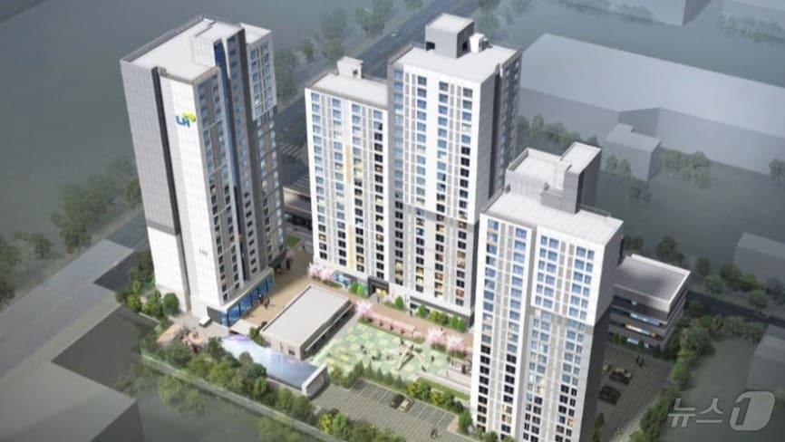 본문 이미지 - 청주시 송정동 행복주택 조감도.