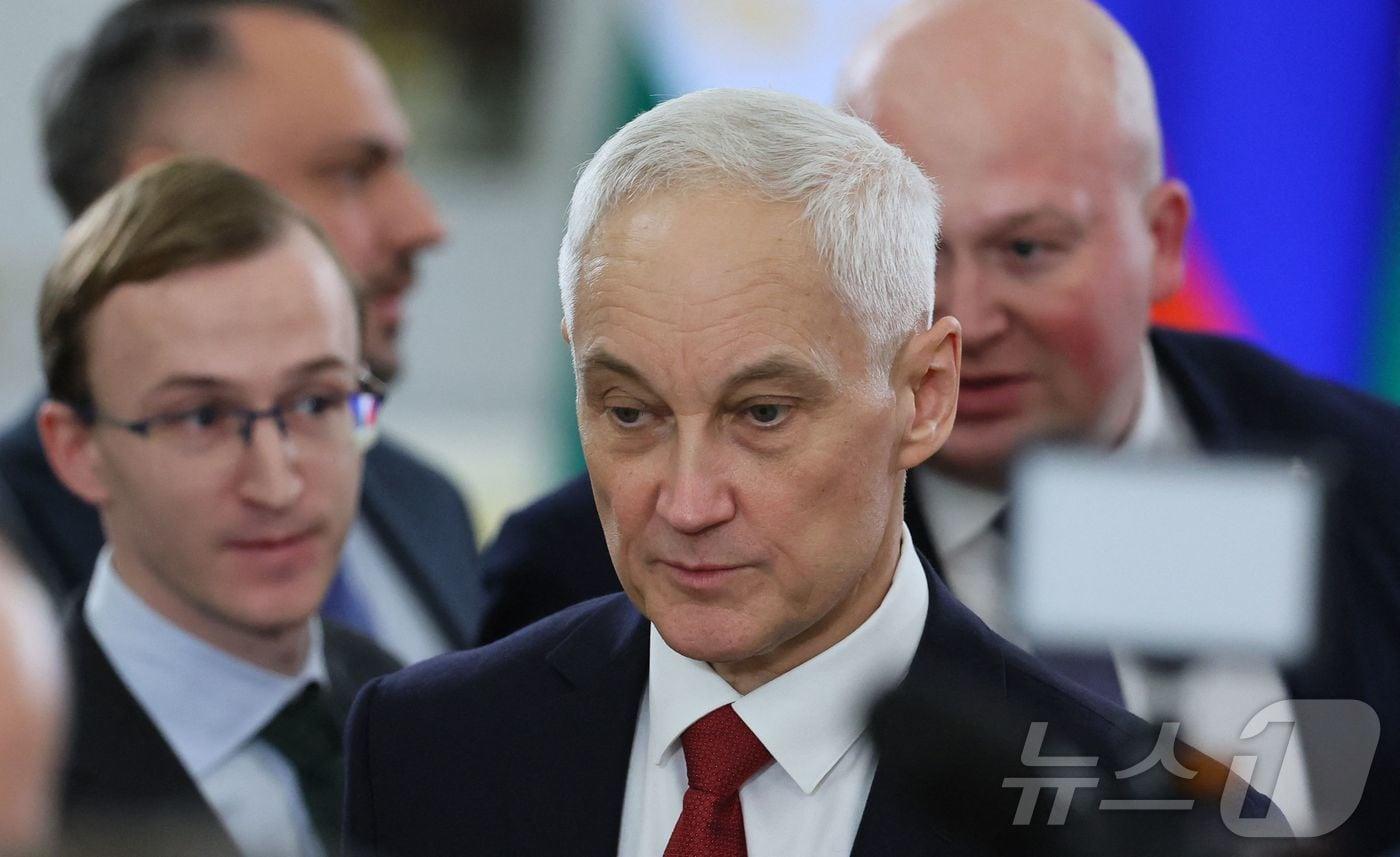 안드레이 벨로우소프 러시아 국방장관. 2025.03.18 ⓒ AFP=뉴스1 ⓒ News1 우동명 기자