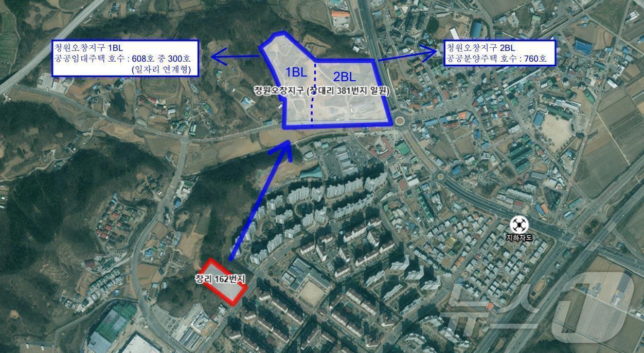 본문 이미지 - 청주시 청년 일자리 연계형 지원 주택 사업계획도. &#40;시 제공. 재판매 및 DB금지&#41; 