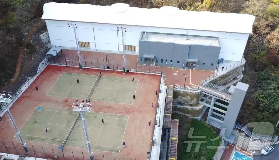 본문 이미지 - 진밭골 생활체육시설 전경(대구 수성구 제공.재판매 및 DB 금지)