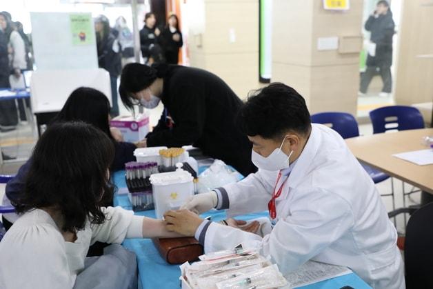 본문 이미지 - 신입생 무료 건강검진.&#40;충북보건과학대학교 제공. 재판매 및 DB금지&#41;/뉴스1