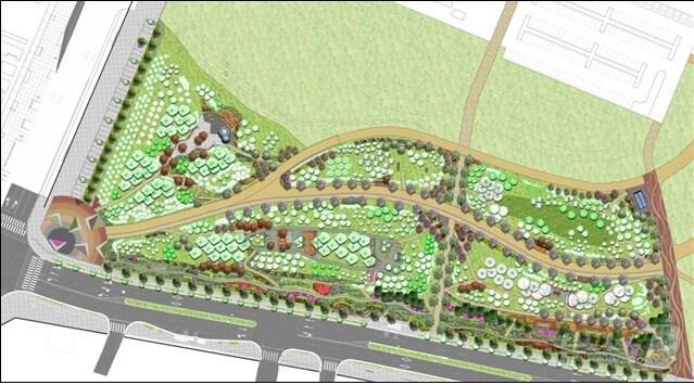 본문 이미지 - 춘천 옛 캠프페이지 기후대응 도시숲 조감도.(춘천시 제공, 재판매 및 DB금지)