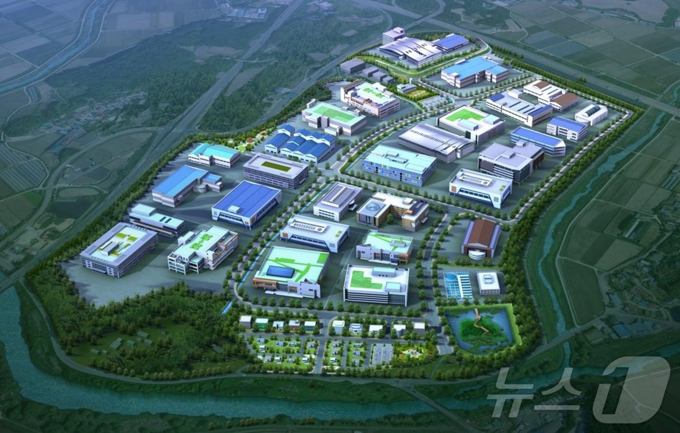 본문 이미지 - 진천 테크노폴리스산업단지 조감도/뉴스1