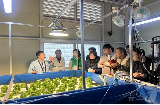 본문 이미지 - 2024년 아쿠아포닉스 초급과정 교육(한국어촌어항공단 제공)