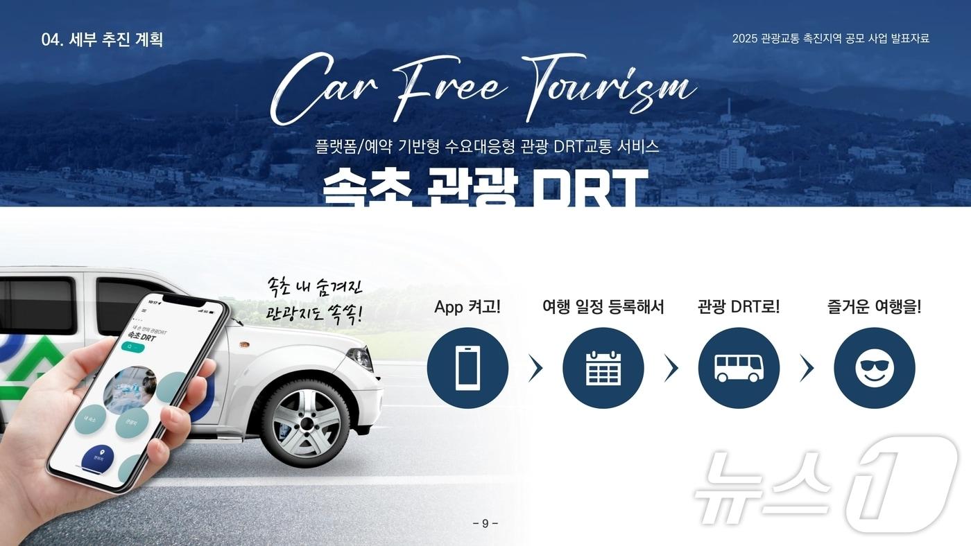 속초시 관광교통 촉진지역 공모사업 선정&#40;속초시 제공, 재판매 및 DB 금지&#41; 2025.3.19/뉴스1