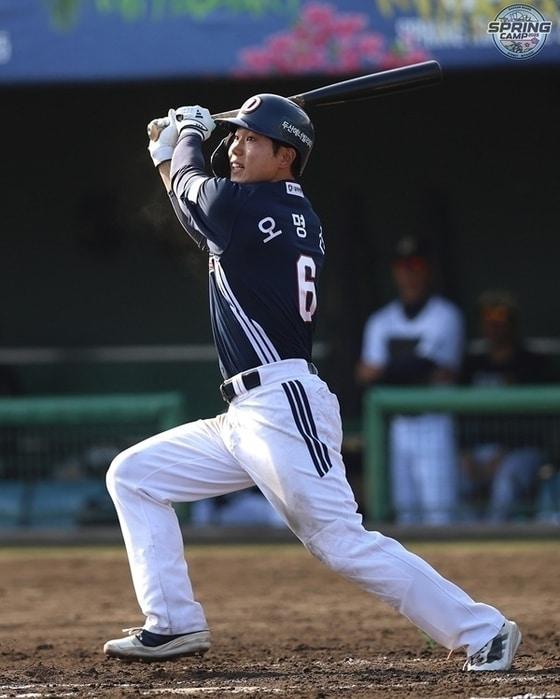 본문 이미지 - 두산 베어스 오명진. &#40;두산 제공&#41;