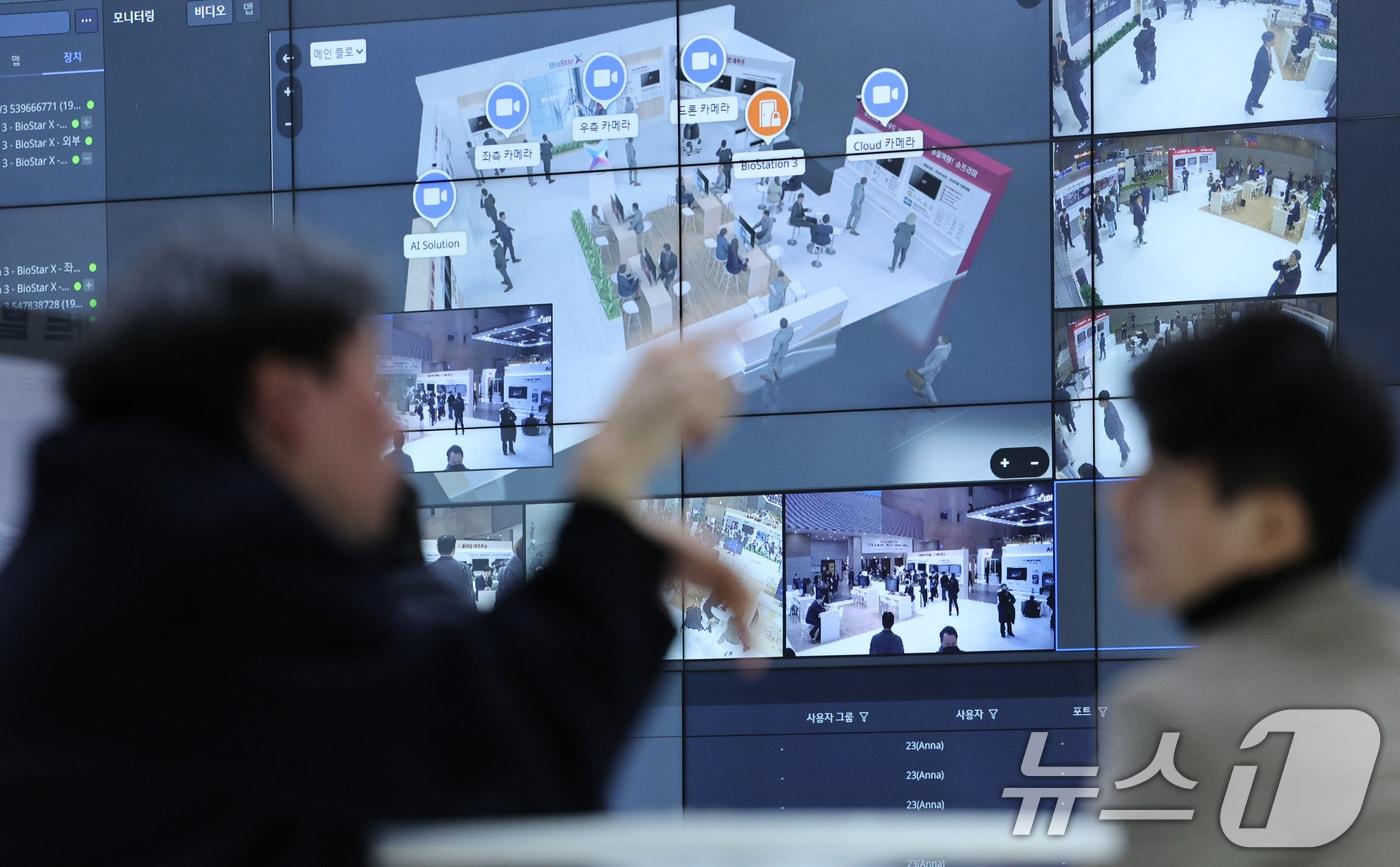 경기 고양시 킨텍스에서 열린 세계 보안 엑스포& 전자정부 정보보호 설루션 페어. 2025.3.19/뉴스1 ⓒ News1 신웅수 기자