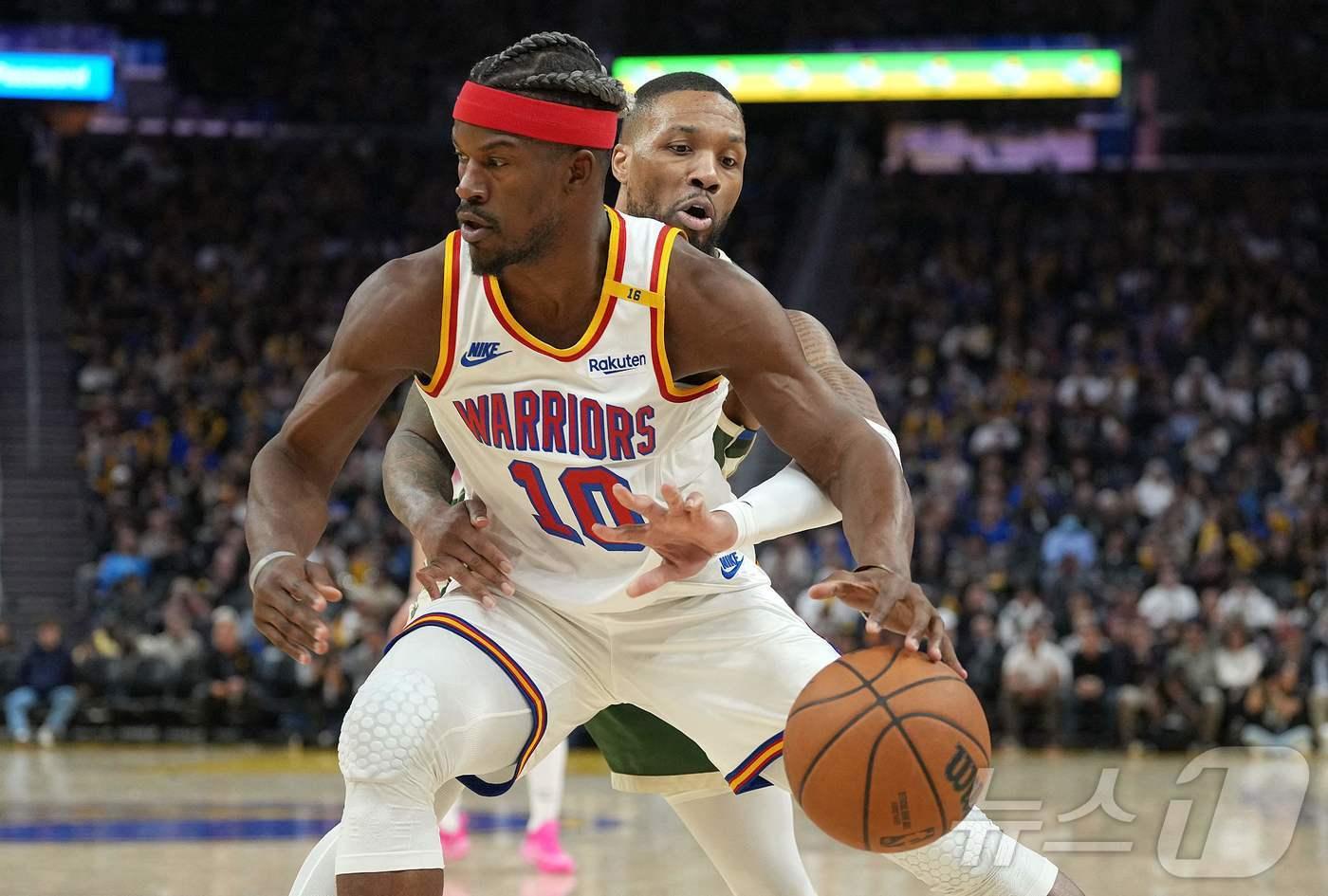 골든스테이트 포워드 지미 버틀러. ⓒ AFP=뉴스1