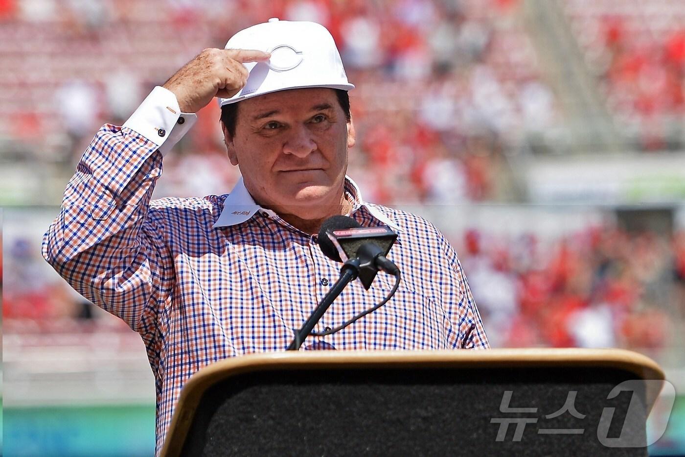 지난해 10월 별세한 피트 로즈의 생전 모습. ⓒ AFP=뉴스1