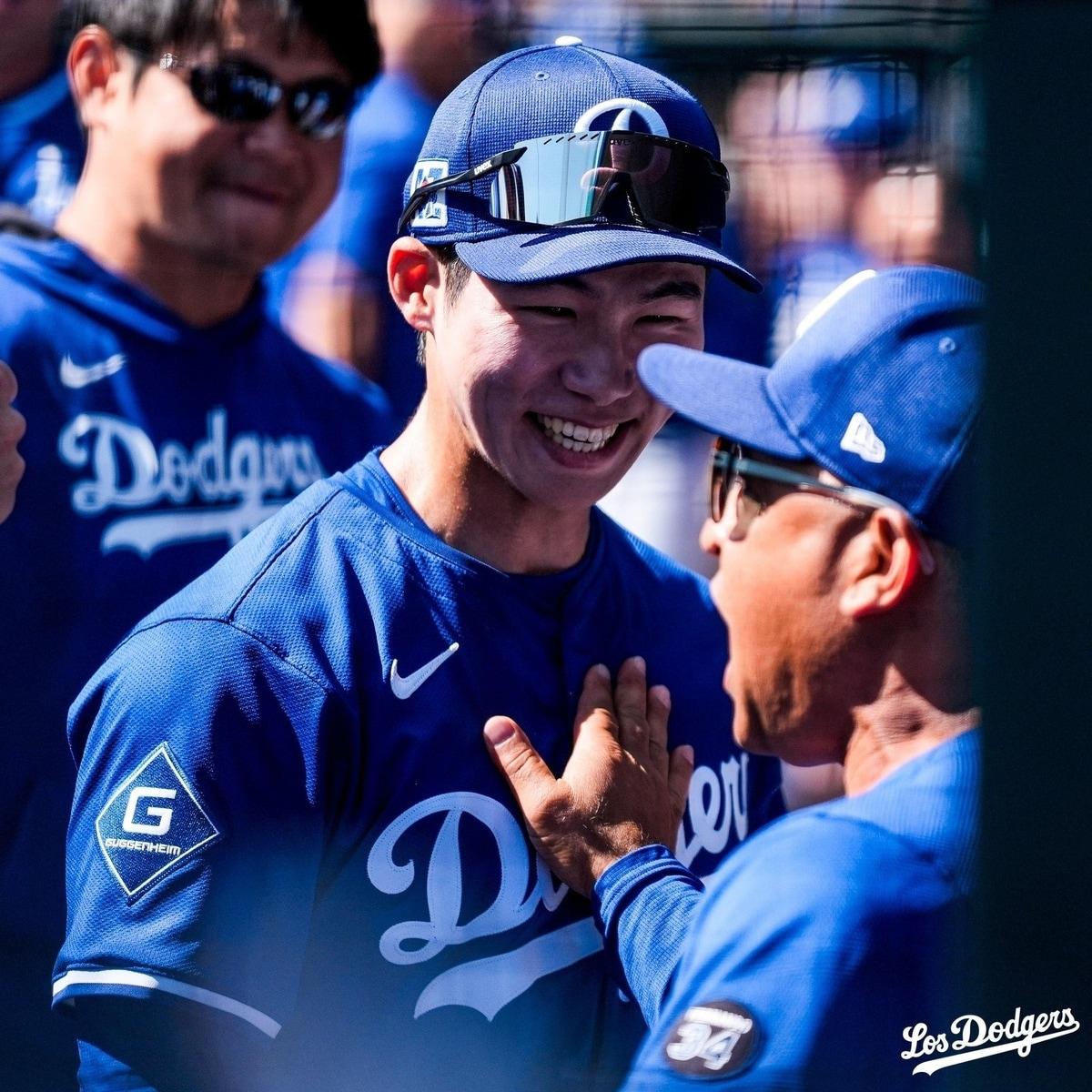 본문 이미지 - 시범경기에서 첫 홈런을 기록한 김혜성(LA 다저스). (다저스 SNS 캡처)