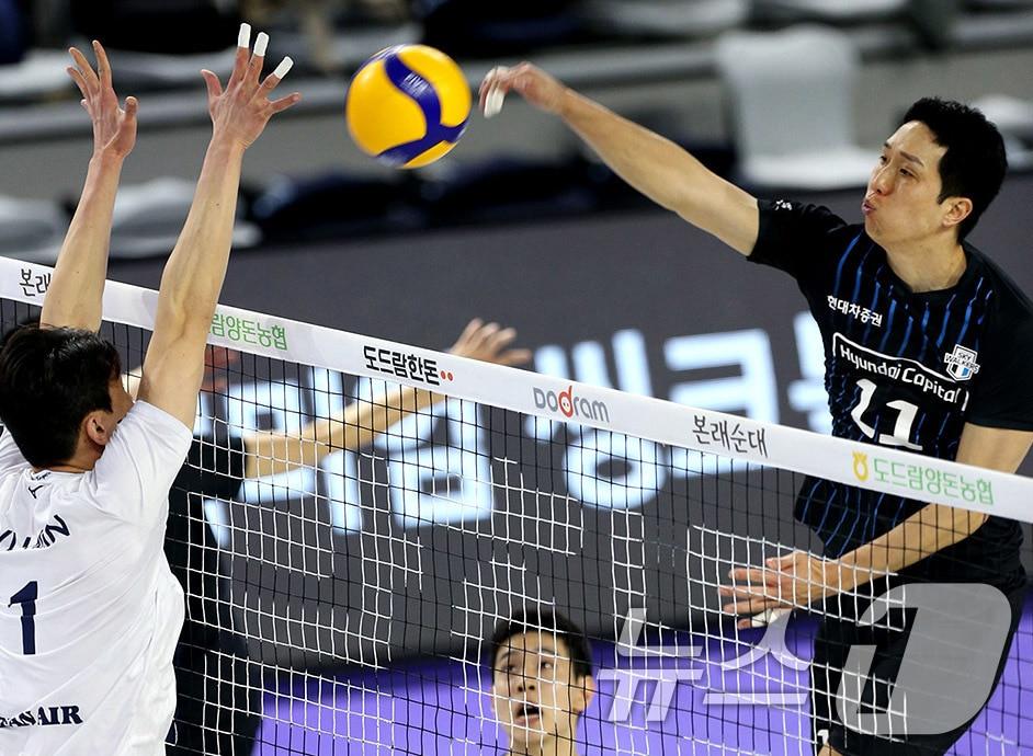 본문 이미지 - 현대캐피탈 최민호. &#40;현대캐피탈 배구단 제공. 재판매 및 DB 금지&#41; /뉴스1 ⓒ News1 박지혜 기자