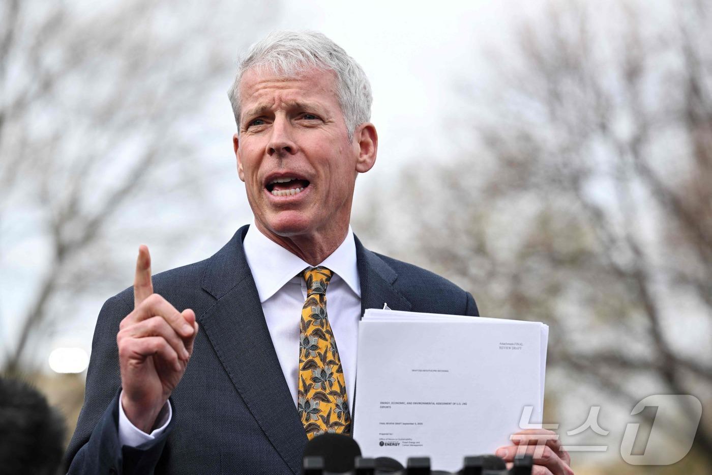 크리스 라이트 미국 에너지 장관. 2025.03.20 ⓒ AFP=뉴스1 ⓒ News1 우동명 기자