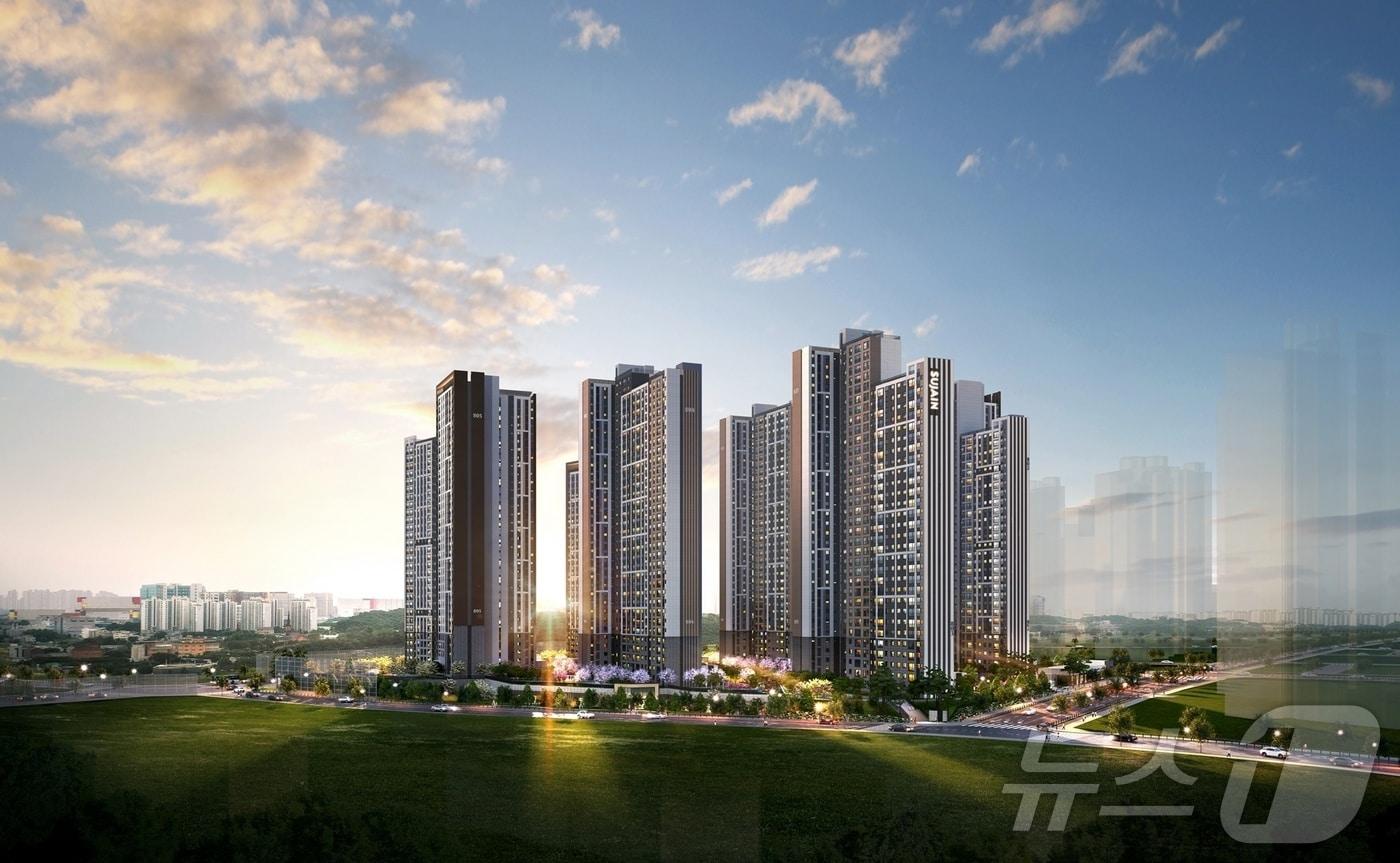 평택 브레인시티 수자인 투시도&#40;BS한양 제공&#41;