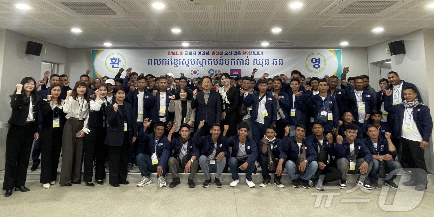 춘천시, 2025년 외국인 계절근로자 1차 입국.(춘천시 제공, 재판매 및 DB금지)