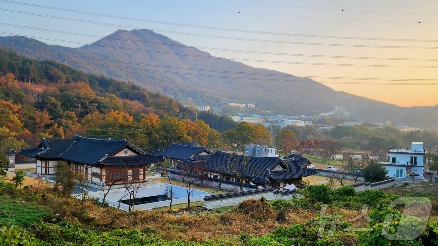 장성 경이궁한옥스테이&캠핑카라반.(전남도 제공. 재판매 및 DB금지) 2025.3.23/뉴스1