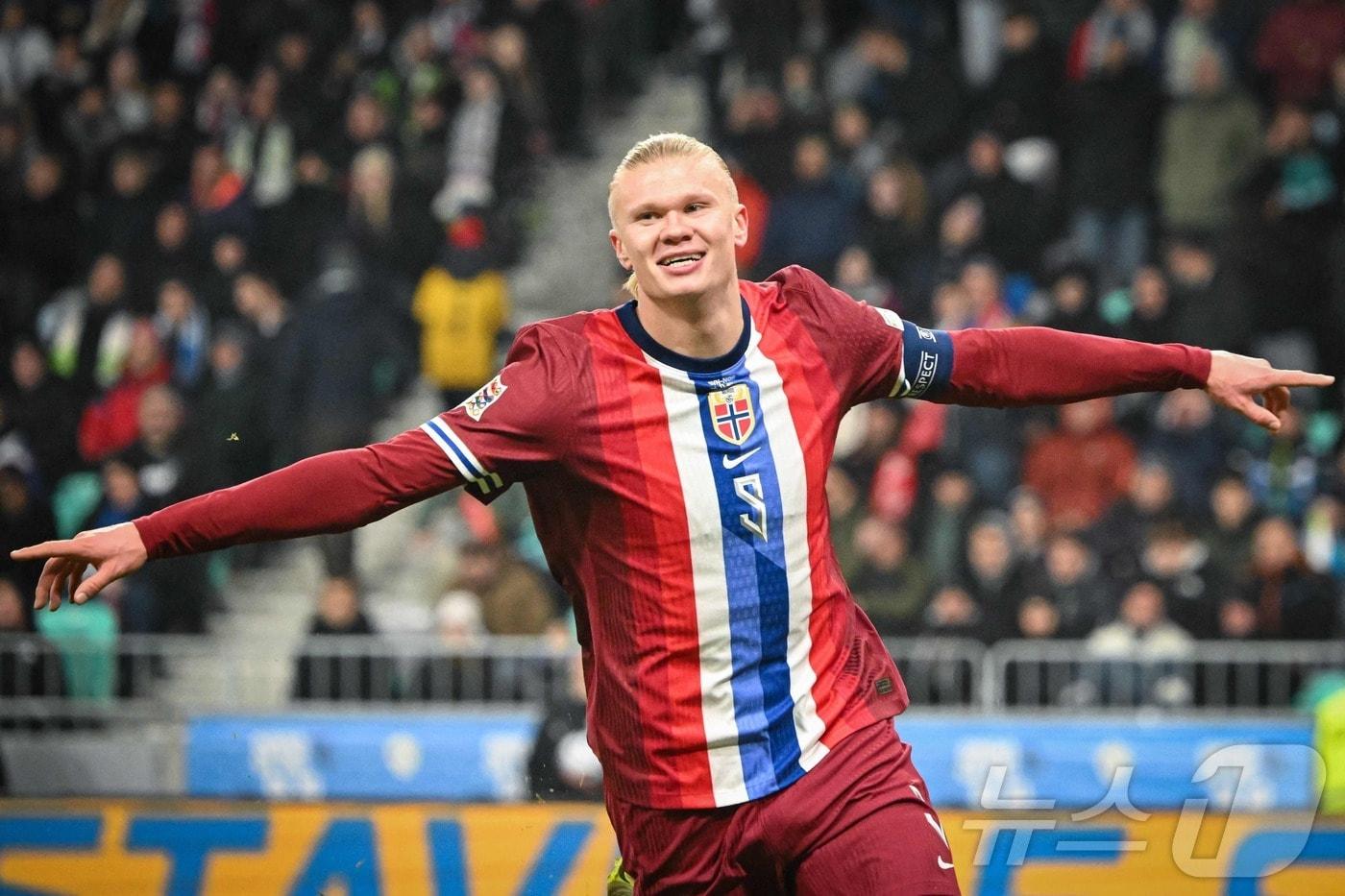 노르웨이 국가대표 공격수 엘링 홀란드. ⓒ AFP=뉴스1