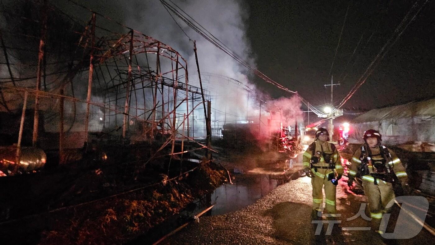 화재 현장.(경기도소방재난본부 제공, 재판매 및 DB 금지)