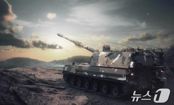 본문 이미지 -  한화에어로스페이스의 K9 자주포.(한화에어로스페이스 제공)