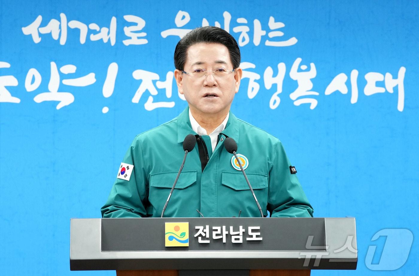 김영록 전라남도지사.(전남도 제공. 재판매 및 DB금지) 2025.3.25/뉴스1