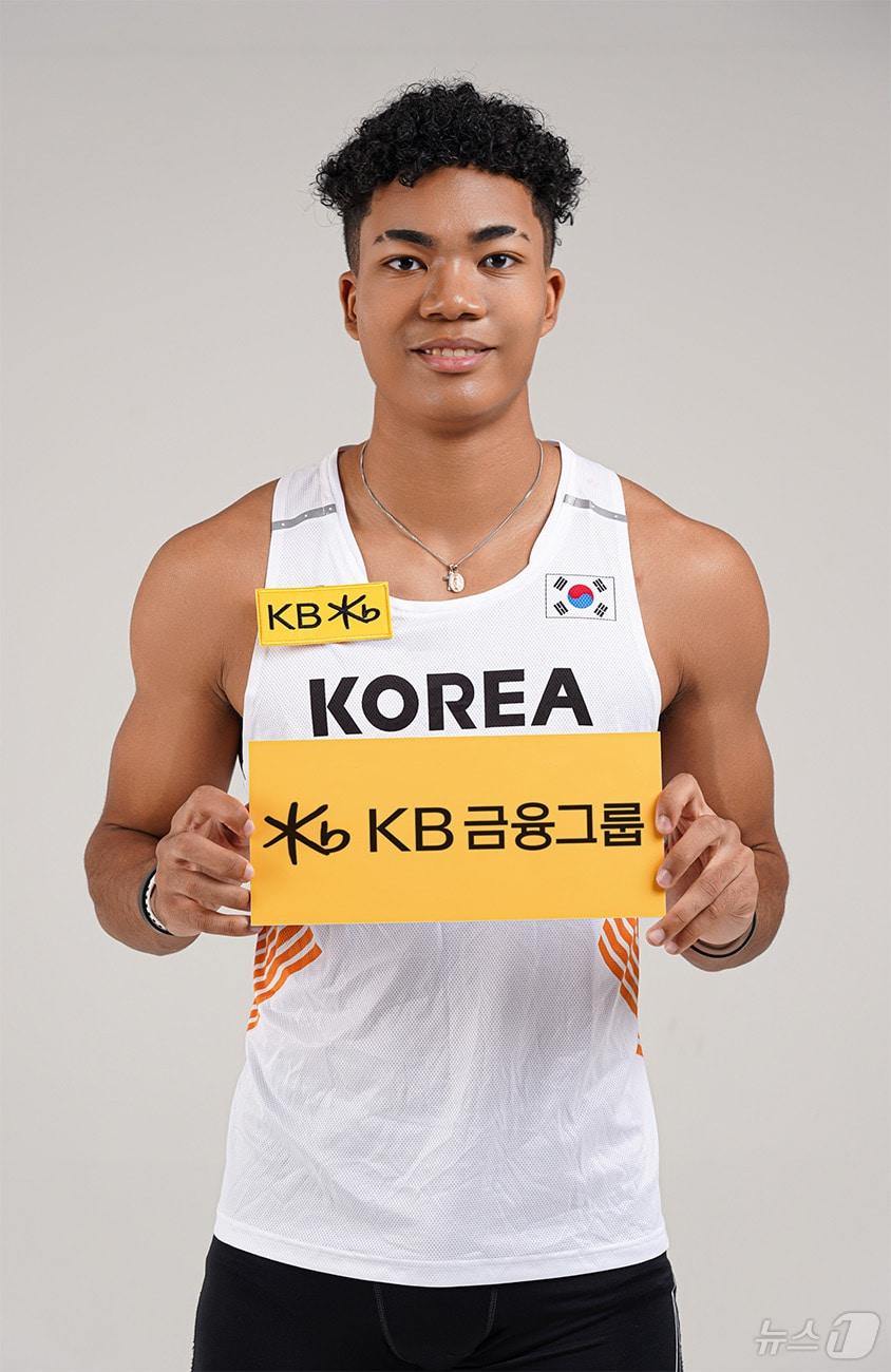 본문 이미지 - '대한민국 육상 단거리 기대주' 나마디 조엘 진(KB금융그룹 제공)