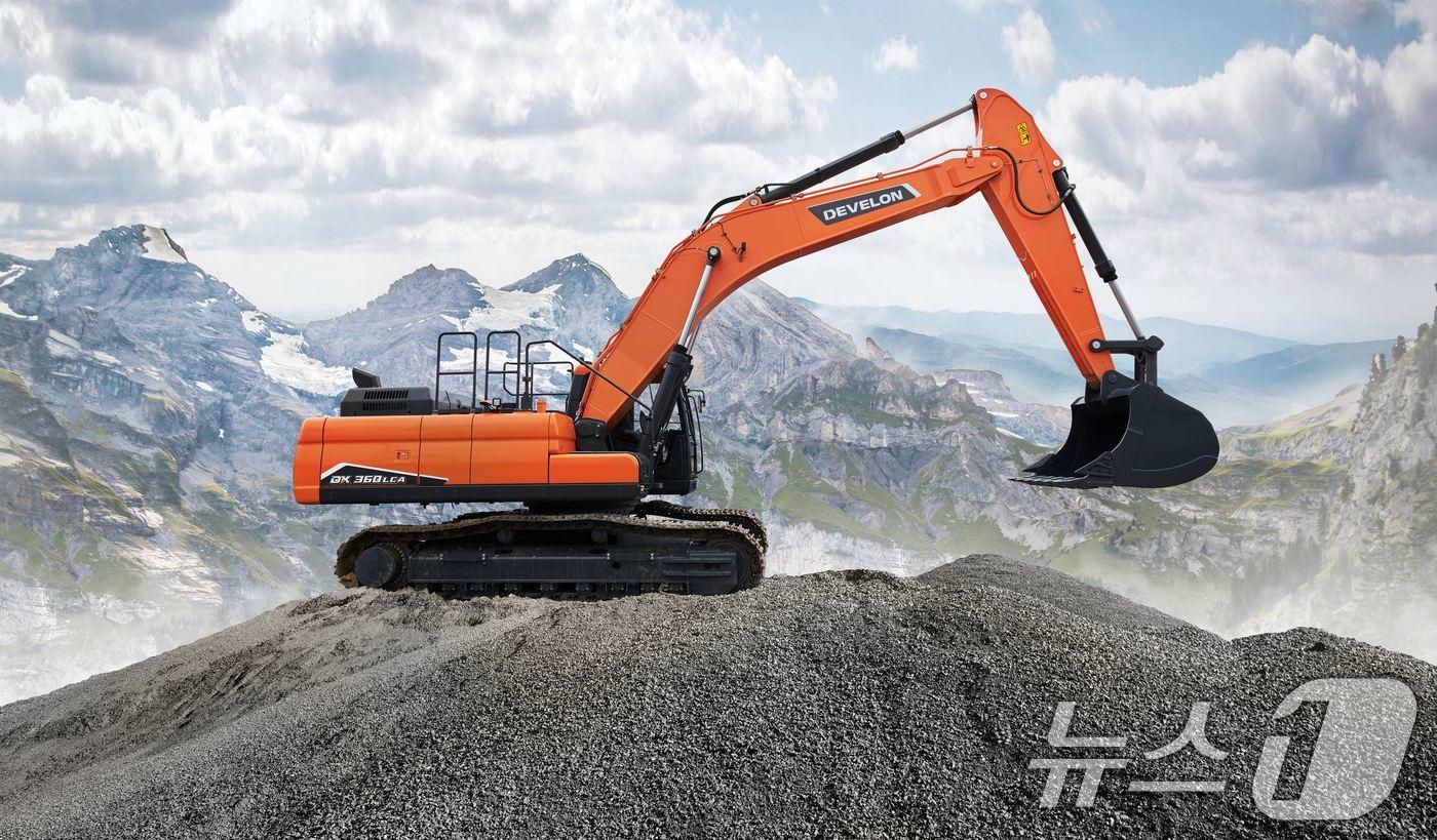 사진은 HD현대인프라코어가 에티오피아에서 수주한 36톤급 대형굴착기. (HD현대인프라코어 제공. 재판매 및 DB 금지)2025.3.25/뉴스1