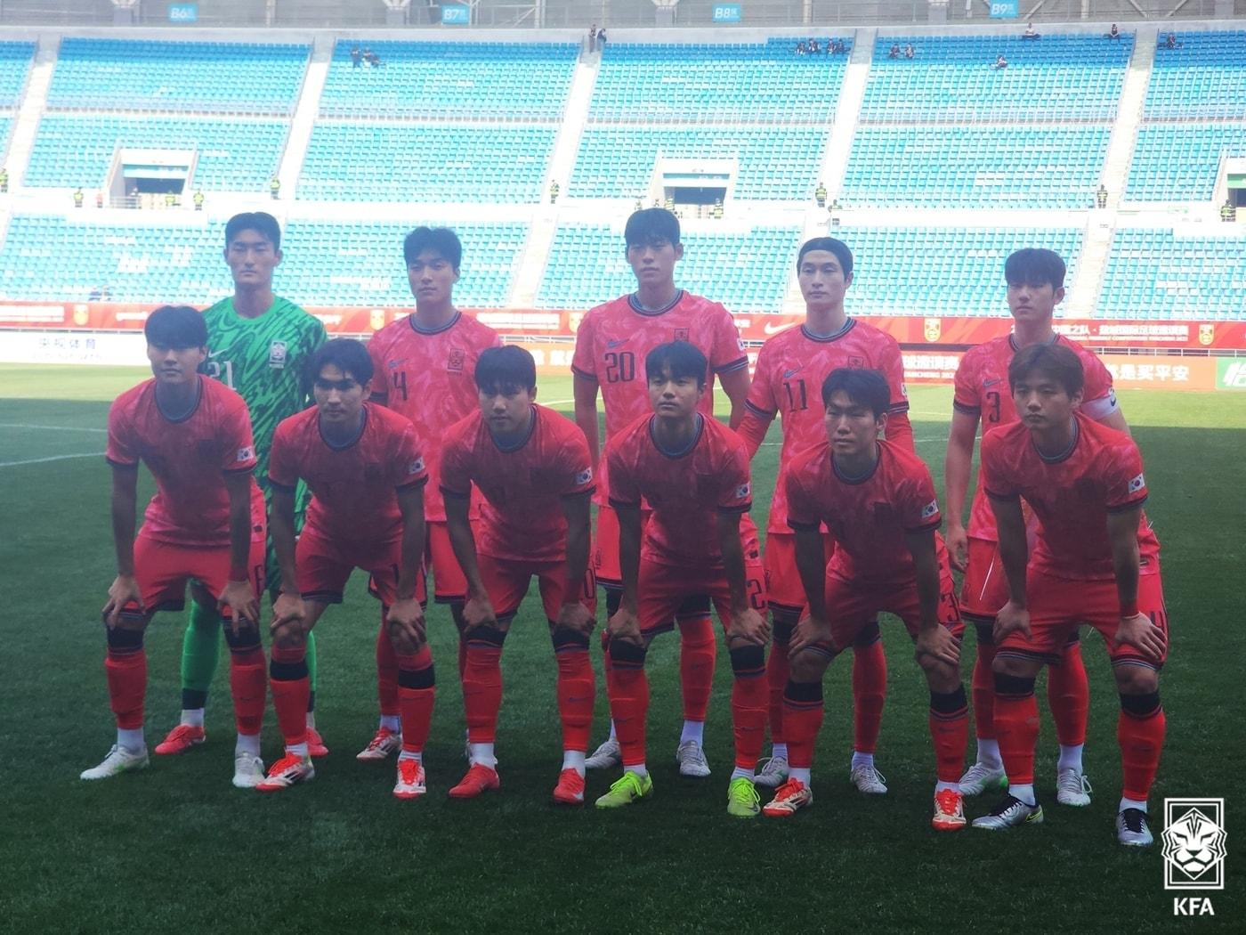 본문 이미지 - 22세 이하(U22) 축구 대표팀이 우즈베키스탄을 제압했다. (대한축구협회 제공)