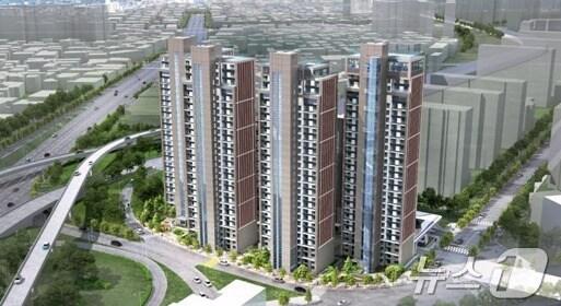 본문 이미지 -  잠원 롯데캐슬 갤럭시1차 아파트 예상 조감도 (서울시 제공)