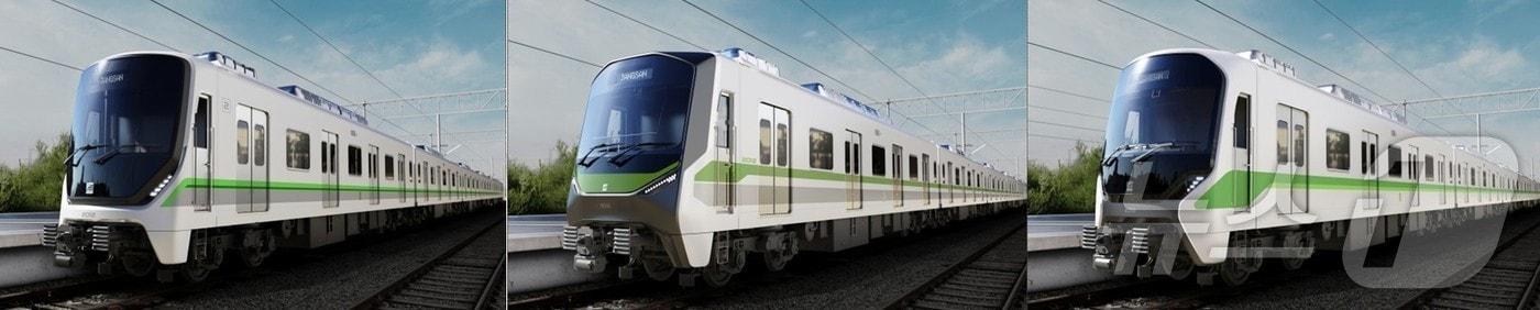 부산 도시철도 2호선 신형 전동차 외부 디자인 시안(부산교통공사 제공. 재판매 및 DB 금지)