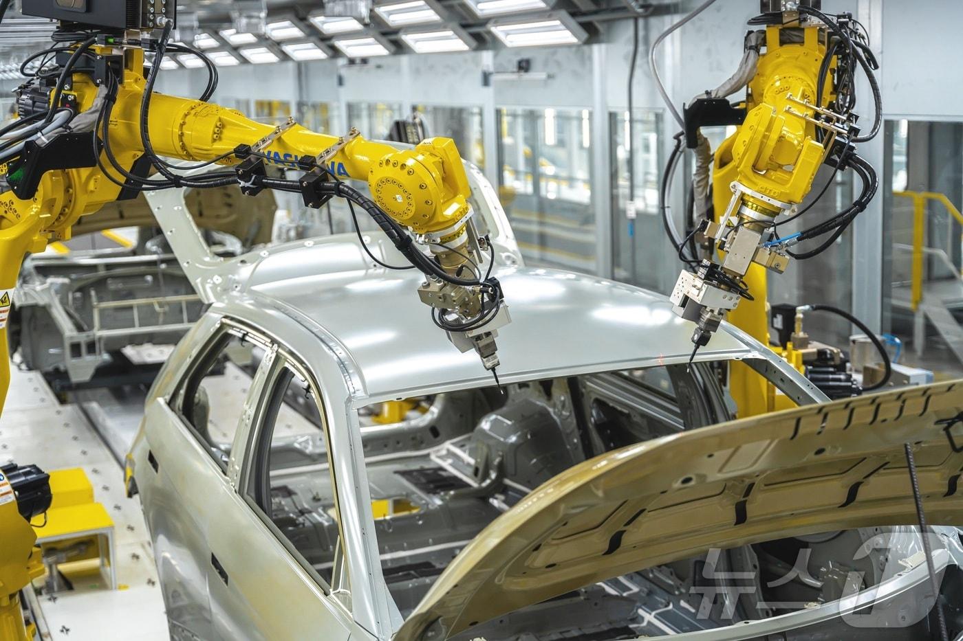 HMGMA에서 아이오닉5가 생산되는 모습. &#40;현대차그룹 제공, 판매 및 DB 금지&#41; 2025.3.27/뉴스1