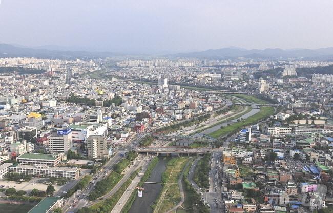 본문 이미지 - 청주시 전경. / 뉴스1