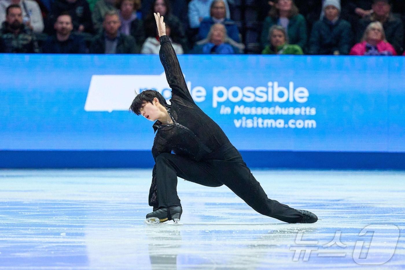 한국 남자 피겨스케이팅 간판 차준환. ⓒ AFP=뉴스1