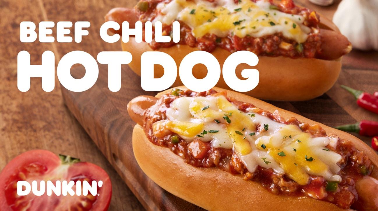 본문 이미지 - SPC 비알코리아 던킨 비프칠리 핫도그.(비알코리아 제공)