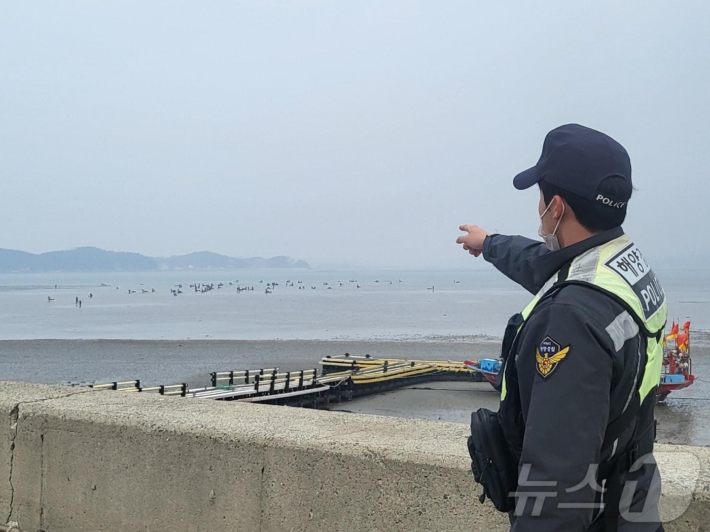 본문 이미지 - 태안 연안 지역 예방순찰 모습. /뉴스1