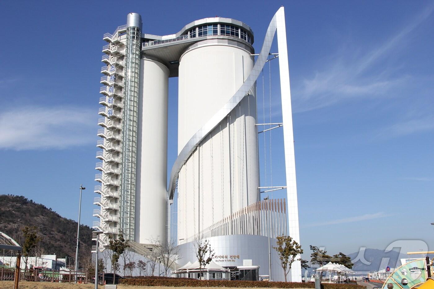 여수세계박람회장 스카이타워.(여수광양항만공사 제공. 재판매 및 DB 금지)