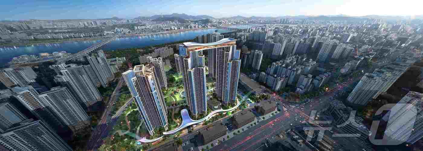  래미안 해리븐 반포 조감도 &#40;삼성물산 제공&#41;