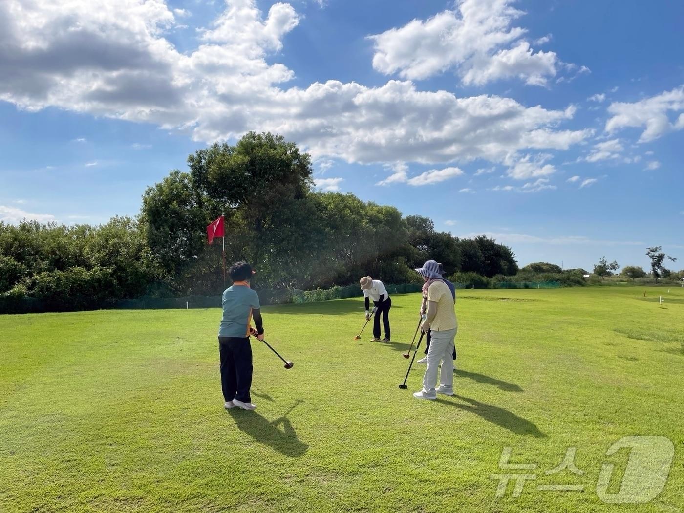본문 이미지 -  정읍시 신태인 파크골프장(정읍시 제공. 재판매 및 DB금지)
