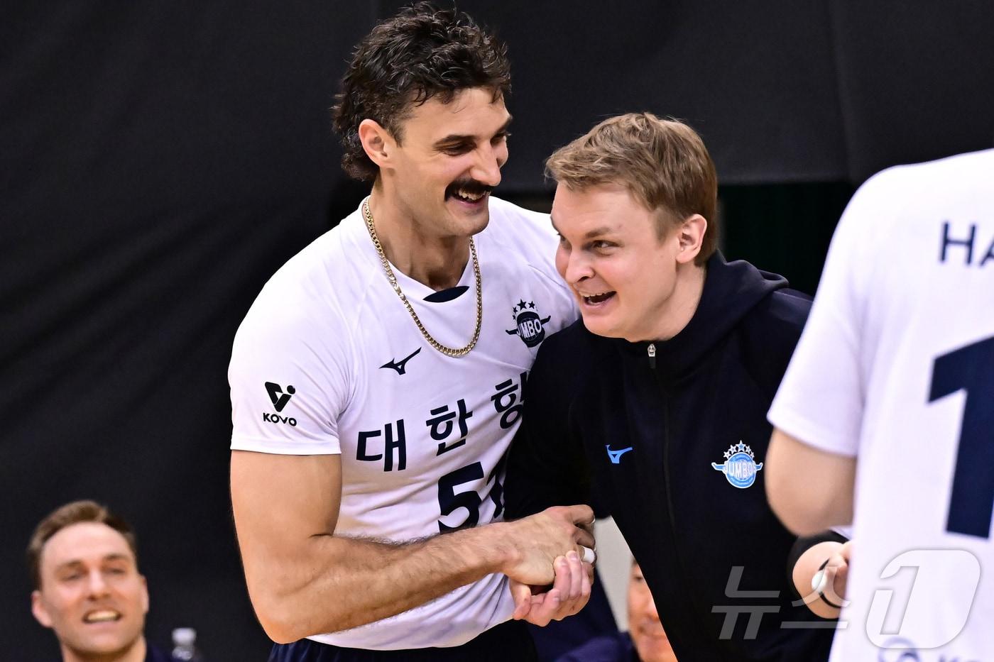 대한항공 토미 틸리카이넨 감독. &#40;KOVO 제공. 재판매 및 DB 금지&#41;