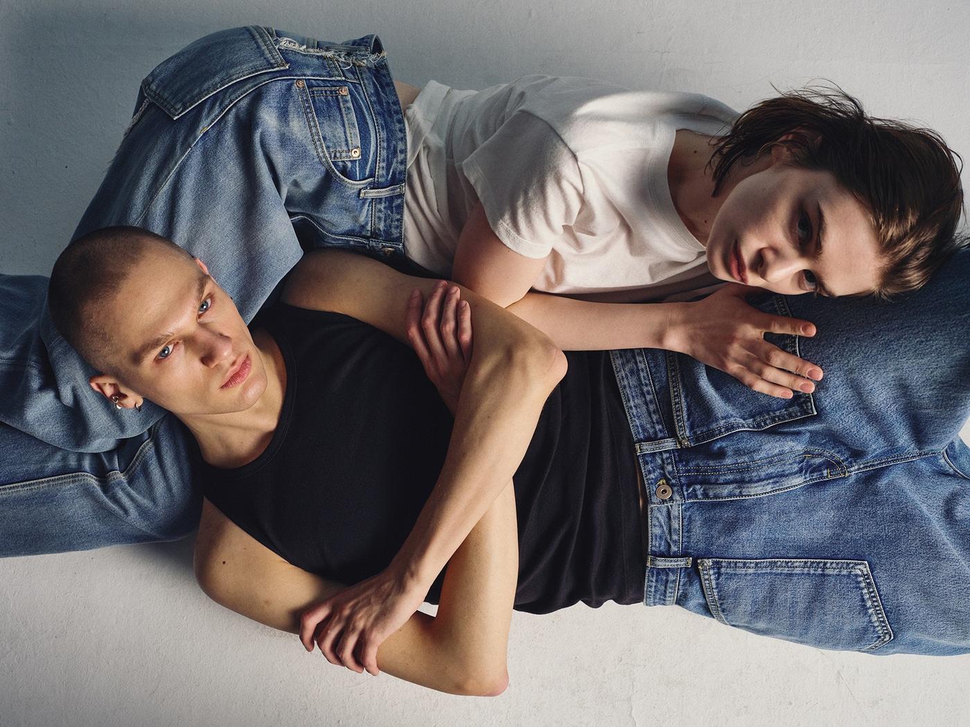 본문 이미지 - 비이커의 자체 데님 브랜드 스티치 컴스 블루.(비어커제공)