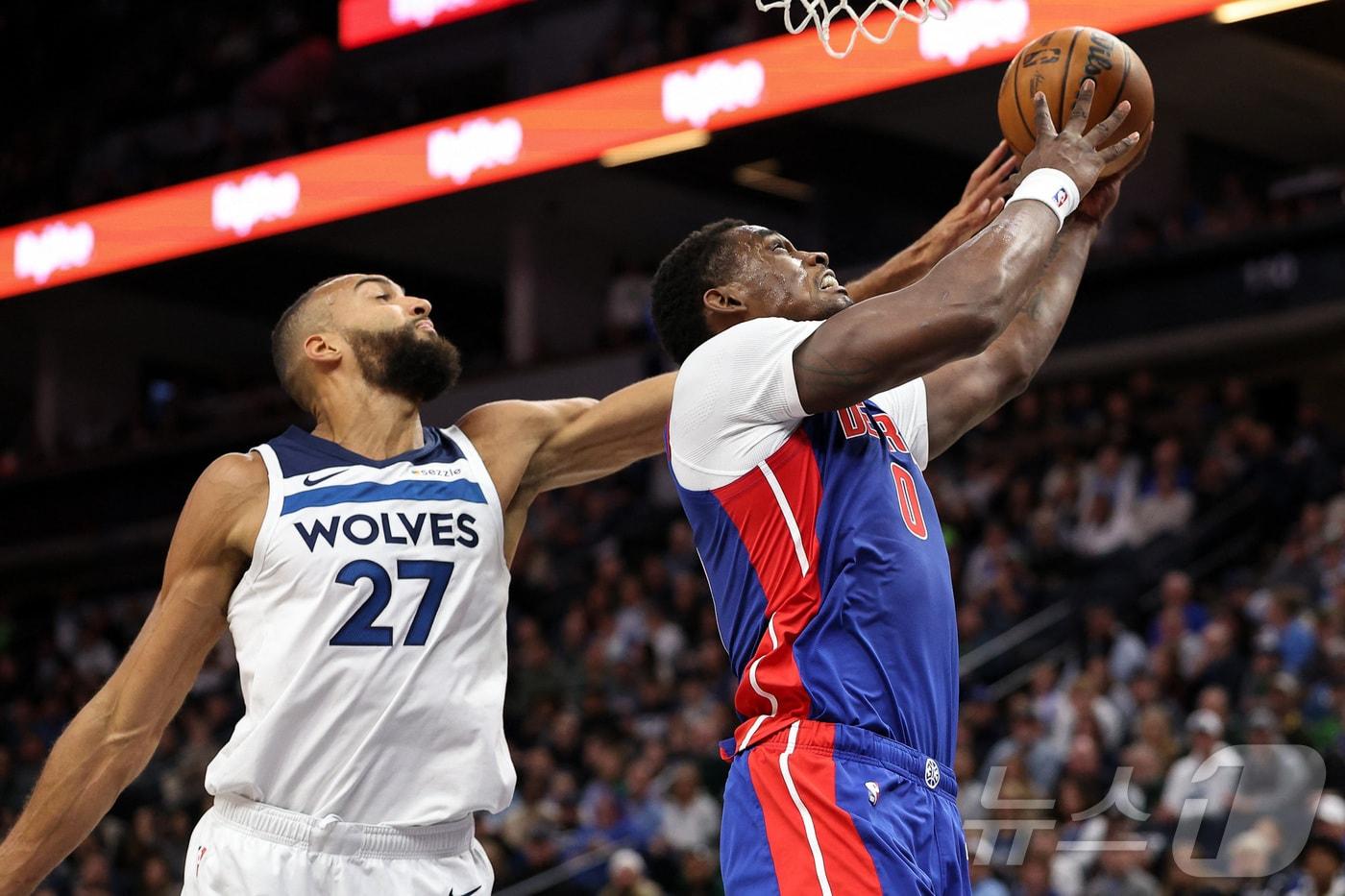 NBA 미네소타와 디트로이트의 경기. ⓒ 로이터=뉴스1