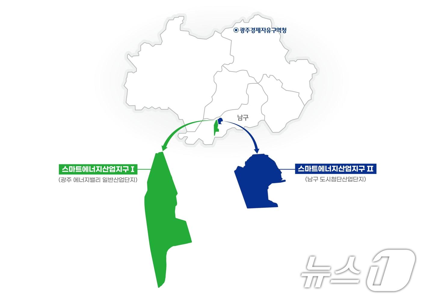 광주 에너지밸리 일반산업단지 위치도.(광주시 제공. 재판매 및 DB 금지) ⓒ News1 박준배 기자