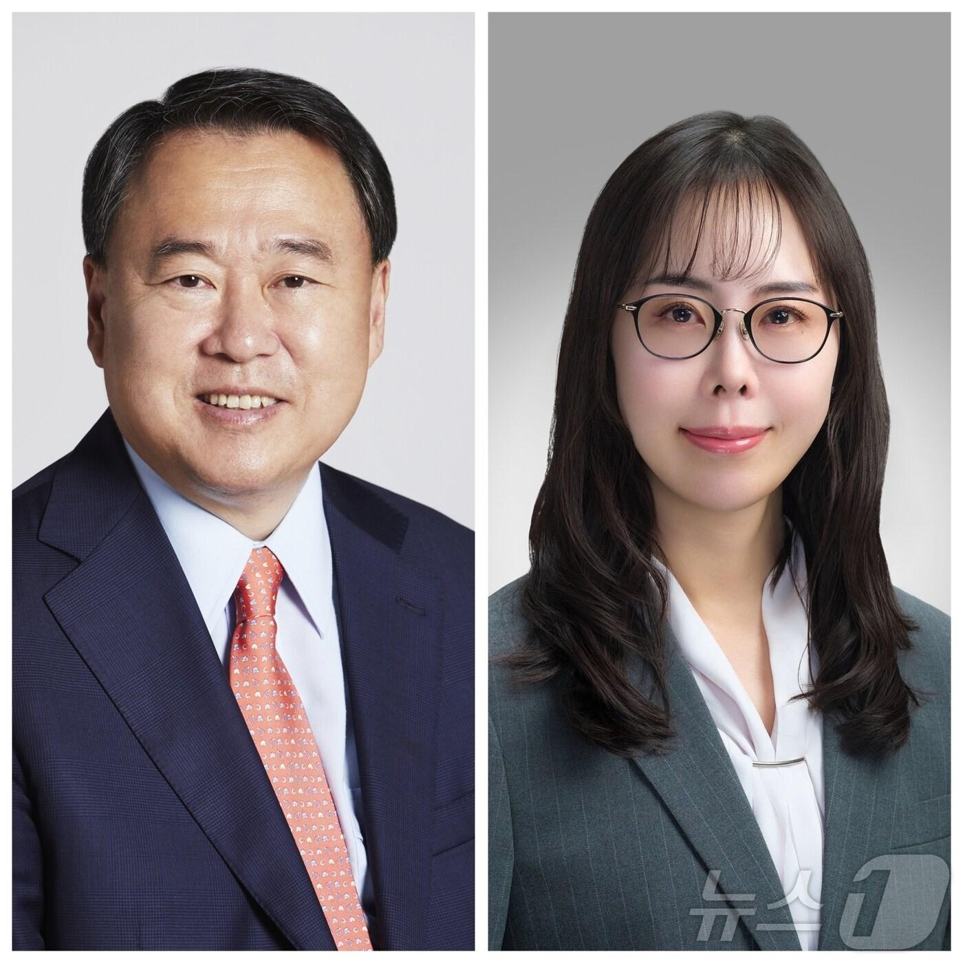 본문 이미지 - 신한금융지주 새 사외이사 후보로 추천된 양인집 어니컴 회장과 전묘상 일본 공인회계사.(신한금융지주 제공)